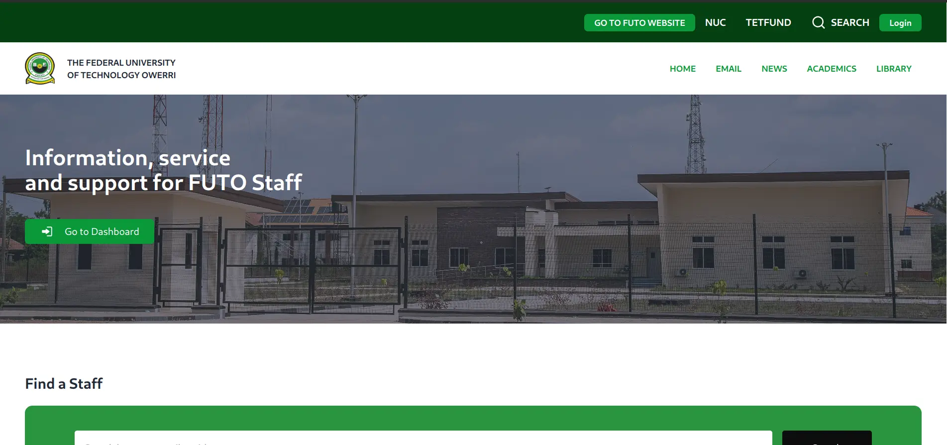 FUTO Staff Portal